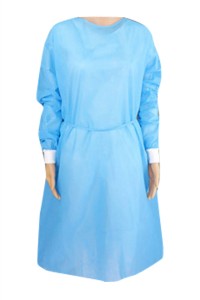 SKPC015 Manufacturer of Protective Clothing Visit Work Clothes Pesticide Rubber cuff Back Strap Experimental Clothing Work Clothes Work Clothes Supplier FDA Qualified Manufacturer Certification  Protection against slight liquid splashing hazards Particula front view